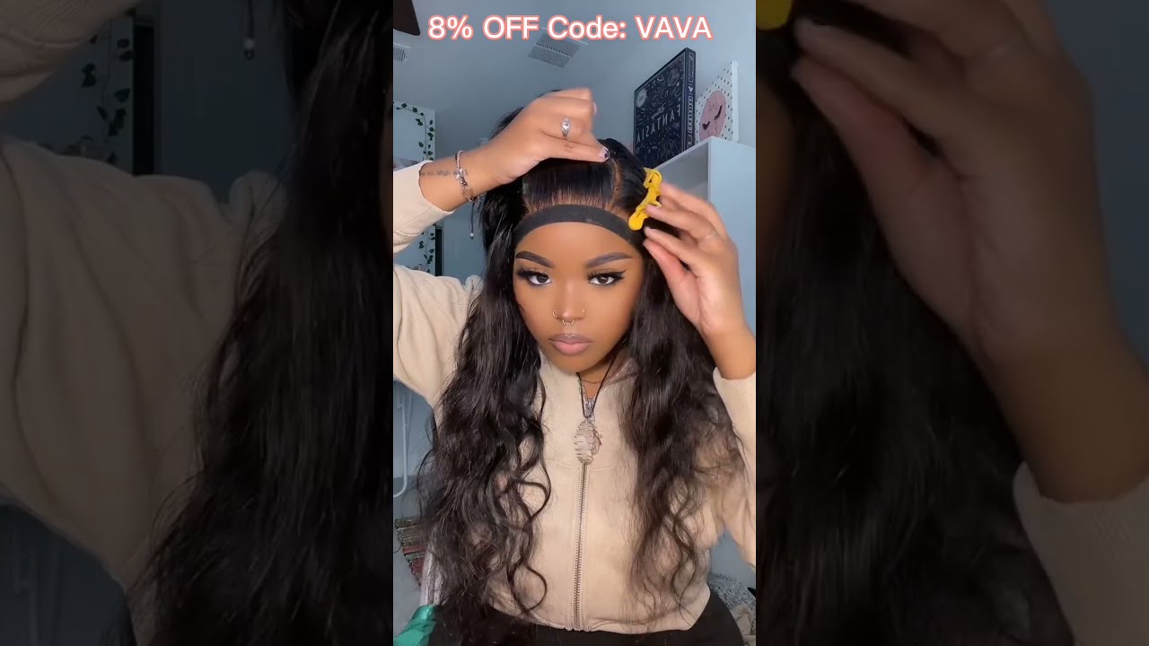  Silky Soft Closure Wig Install 5x5 HD Lace W Body Wave Hair Halfuphalfdown Ft ELFINHAIR Review