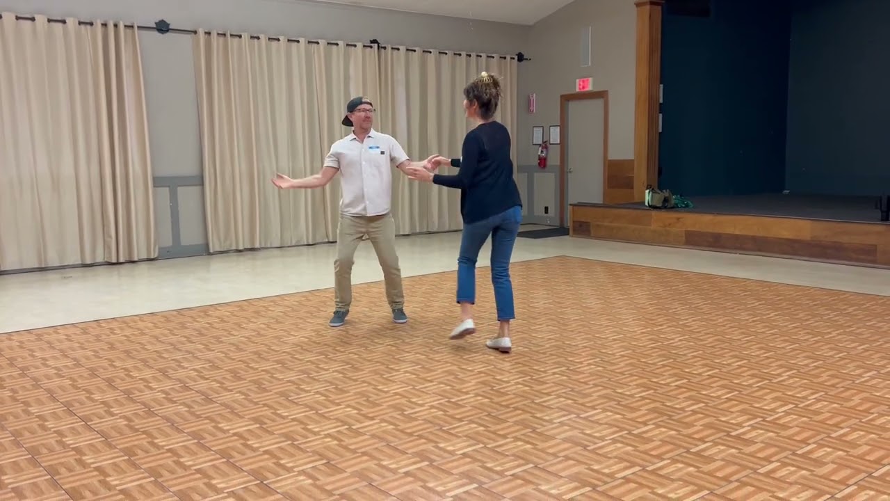 100125 intermediate East Coast Swing lesson Jasmine Worrell Santa Rosa