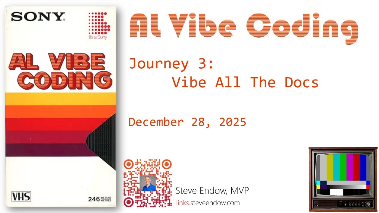 AL Vibe Coding - Journey 3 - Vibe All The Docs - YouTube