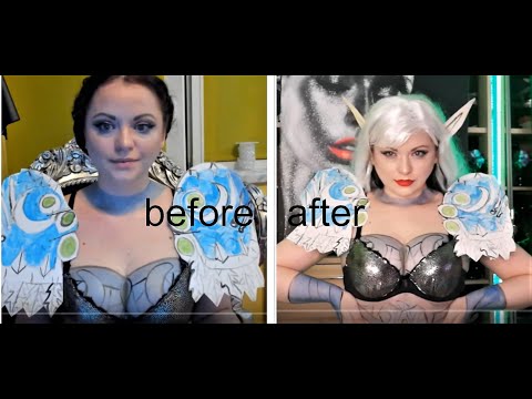 #cosplay #makeup #bodypainting #makeupart #bodypaint  #elf #elfcosplay #vereesawindrunner