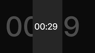 ⏱ 29 Second Timer with Alarm | Temporizador 29 segundos | Cronômetro 29 segundos | 29초 타이머 | ２９秒タイマー