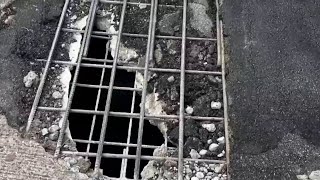 Lanes reopen on Southwest Freeway at Beltway 8 after dangerous pothole