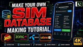 HOW TO CREATE OUR OWN SIM DATABASE FREE OF COST . #simdatabase  screenshot 3