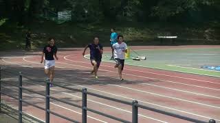 20170909  100m  菱川  稲葉さん  阿久津