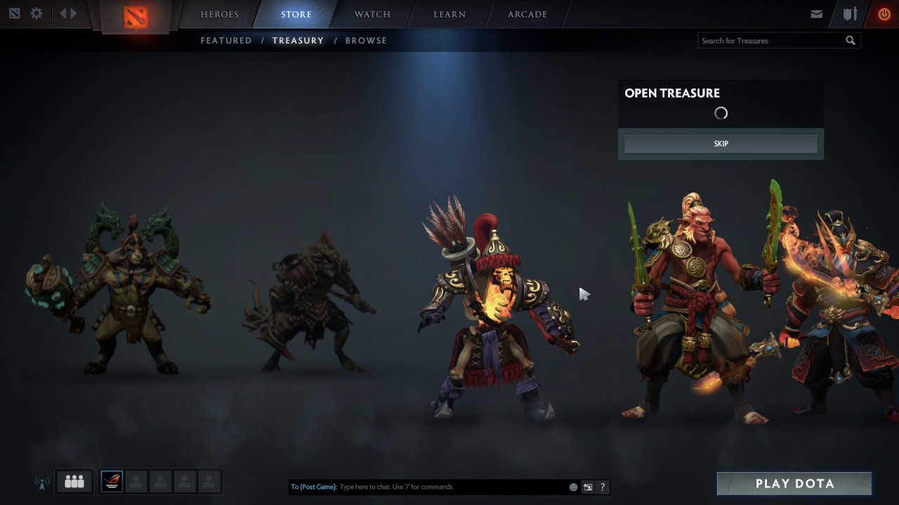 Dota 2 Winter Battlepass 2017 Treasure I opening