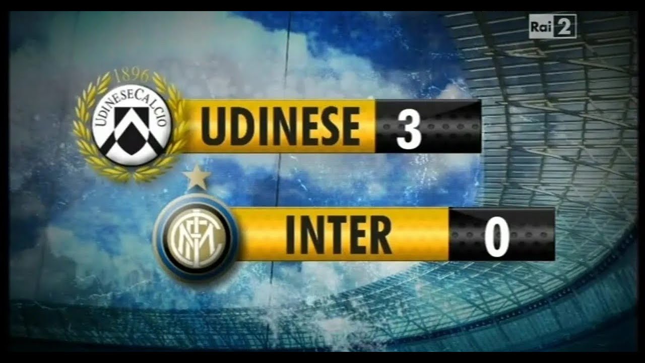 2012-13 (19^ - 06-01-2013) Udinese-INTER 3-0 [DiNatale,L.Muriel,DiNatale] Servizio 90°Minuto Rai2