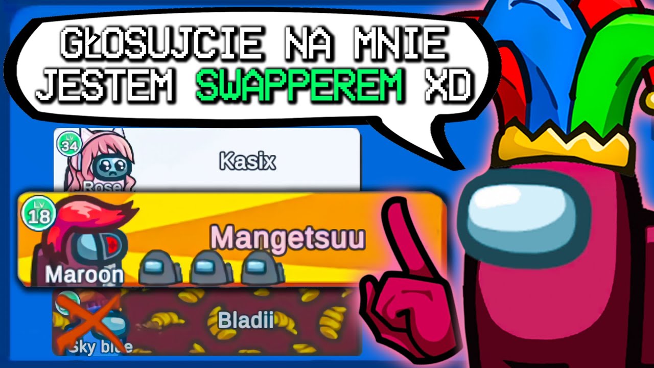 SZTUCZKA JESTERA NA SWAPPERA XD 🎪 AMONG US (Kasix, Nexe, Bladii, Caton)