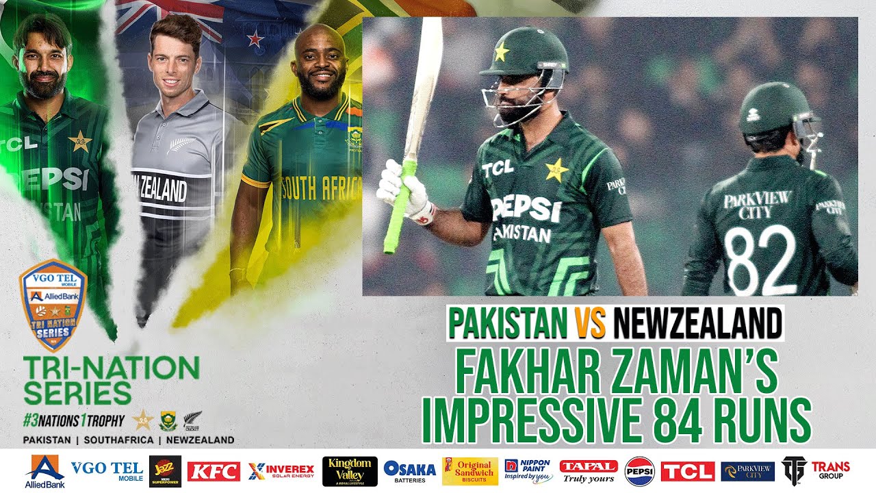 𝐖𝐇𝐀𝐓 𝐀 𝐂𝐎𝐌𝐄𝐁𝐀𝐂𝐊 𝐁𝐘 𝐅𝐚𝐤𝐡𝐚𝐫 𝐙𝐚𝐦𝐚𝐧! | Pakistan vs New Zealand | 1st ODI | Tri-Nation Series | PCB