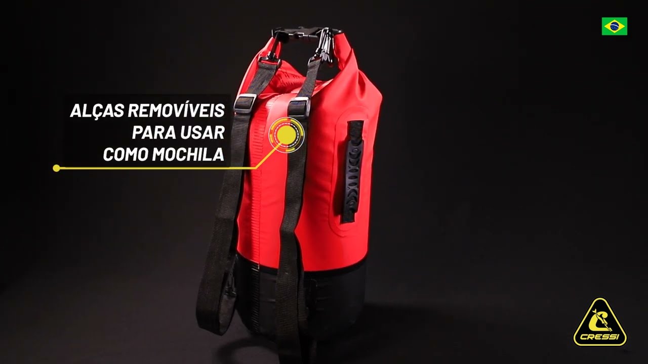 Mochila Estanque Impermeável Prova D'água Cressi Dry Premium