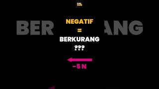Jangan sampai terkecoh tanda minus di vektor ! negative vector #fisika #sains #science #fyp #edukasi