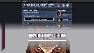 How I Keep my Backlog (with Backloggery)
