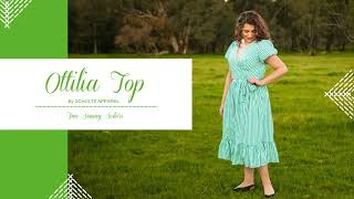 Ottilia Top From Schultz Apparel Made By Two Sewing Sisters