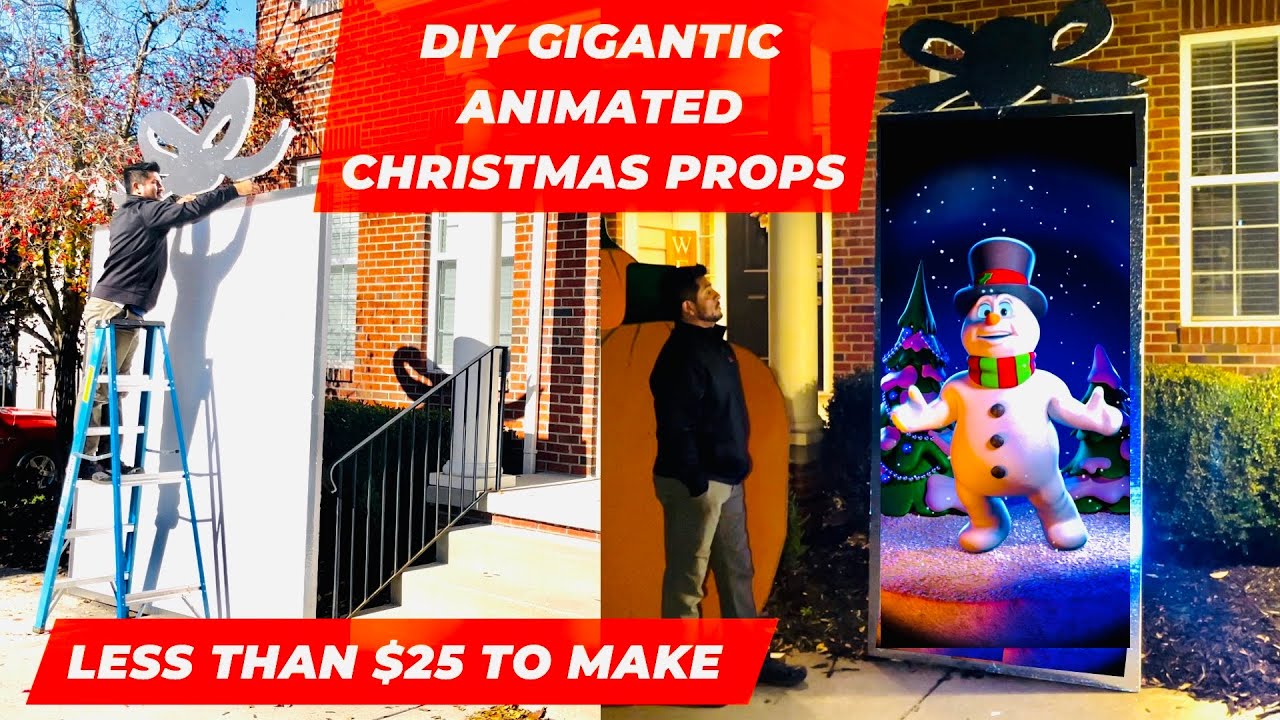 Простые гигантские анимированные рождественские подарки своими руками 