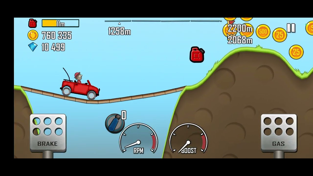 Hill climbing racing 2#fun #hillclimbracing2 #androidgames