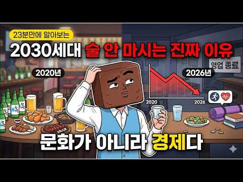 20 30 MZ 세대 젊은 청년들이 술을 먹지 않게 된 진짜 이유 문화가 아니라 경제관념  4시간 노동값 복근이 술을 이겼다