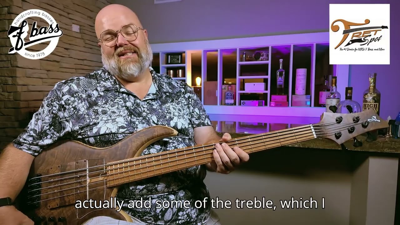 This F Bass BN5 Deluxe Might Be the Most Beautiful Yet | Order Yours at FretSpot.com