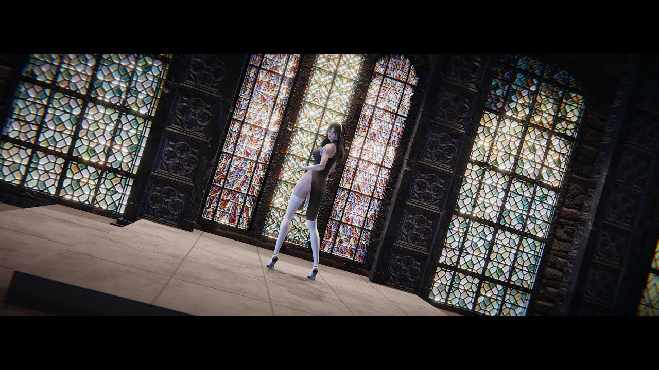 Embrace the trial of the nun.MMD Dance.Landscape mode 极品大长腿修女白丝热舞 ...