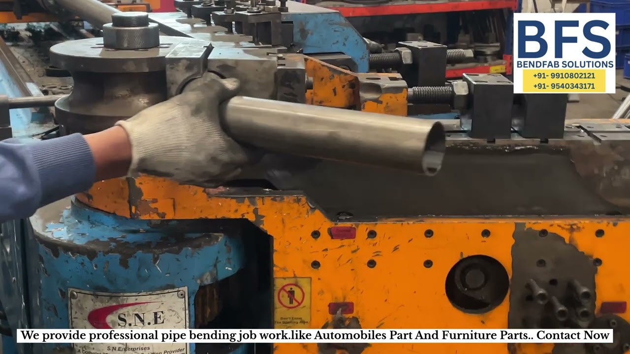 Automobile Parts Pipe Bending Job Work | Heavy Duty Tube Bending Service | BendFab Solution