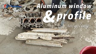 Aluminum Window Profile Recycling Line | Hammer Crusher + Eddy Current Separator