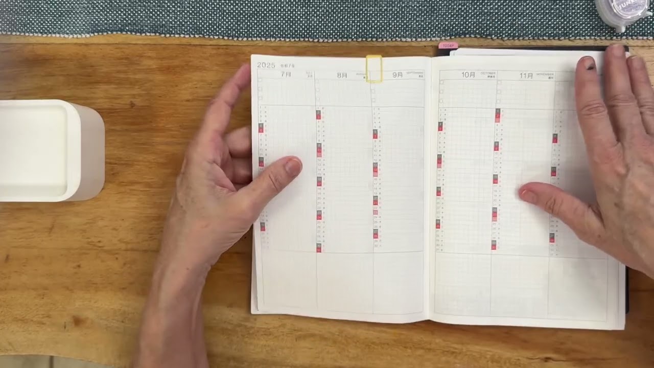 February 2025 planner set-up.