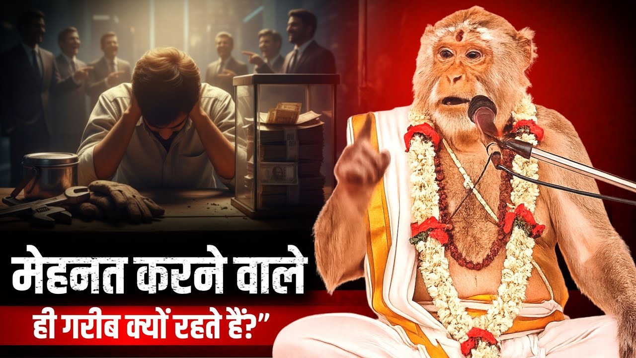 “मेहनत करने वाले ही सबसे ज़्यादा गरीब क्यों रहते हैं? सच चौंका देगा!” | Bandar Baba Pravachan