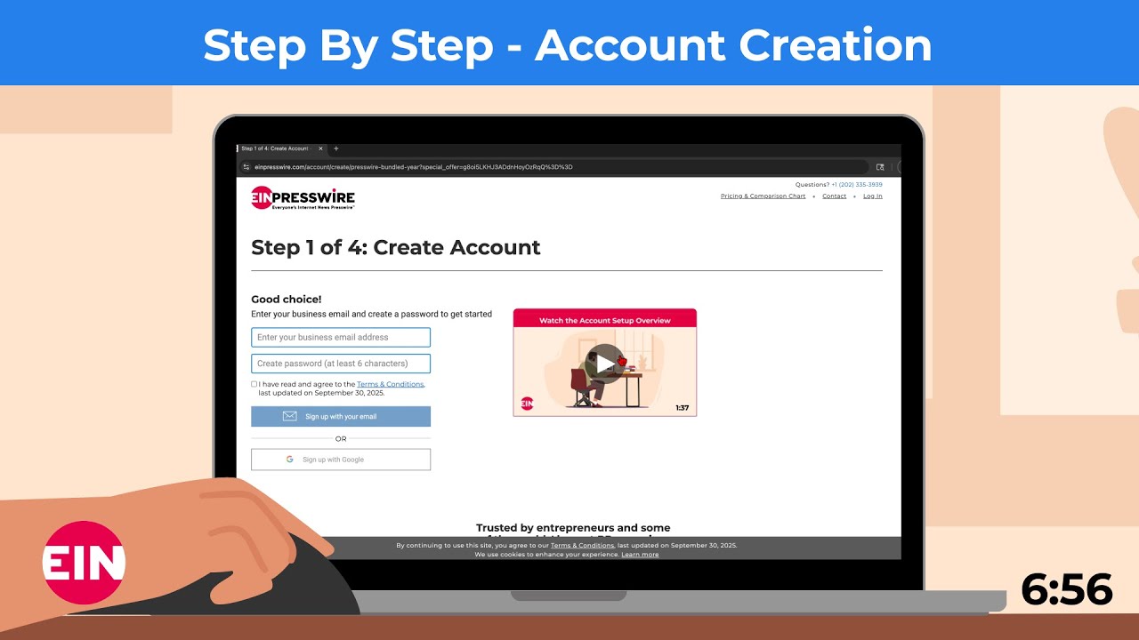 EIN Presswire Account Setup Guide | Easy Step-by-Step Tutorial