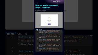 SweetAlert2 | Make website awesome with Plugin | Plugin 1 | MrTechFault