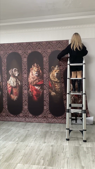 Royal Animals on Your Wall? Yes, Please! 👑 | Zeekohome Fantasy Mural Installation