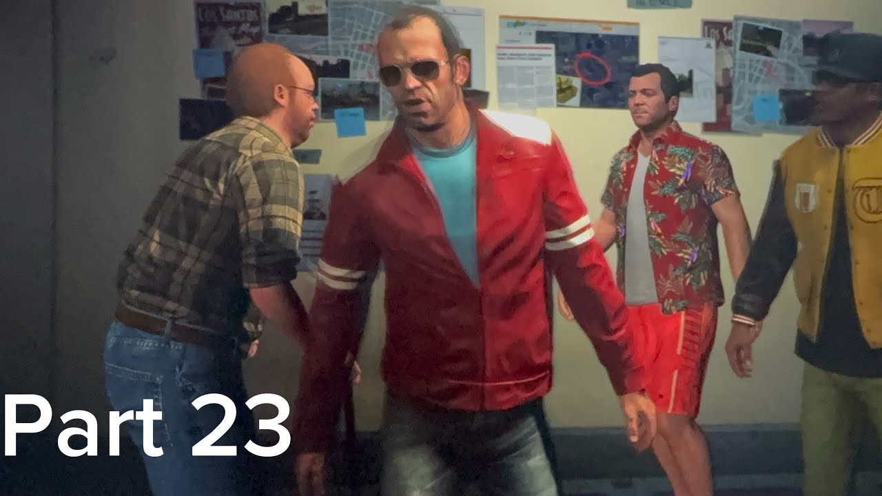 Playing GTA V - For The PS5 Part 23 Kill Dr. Friedlander, Rescue Lamar, Movie Premiere, & Heist Plan