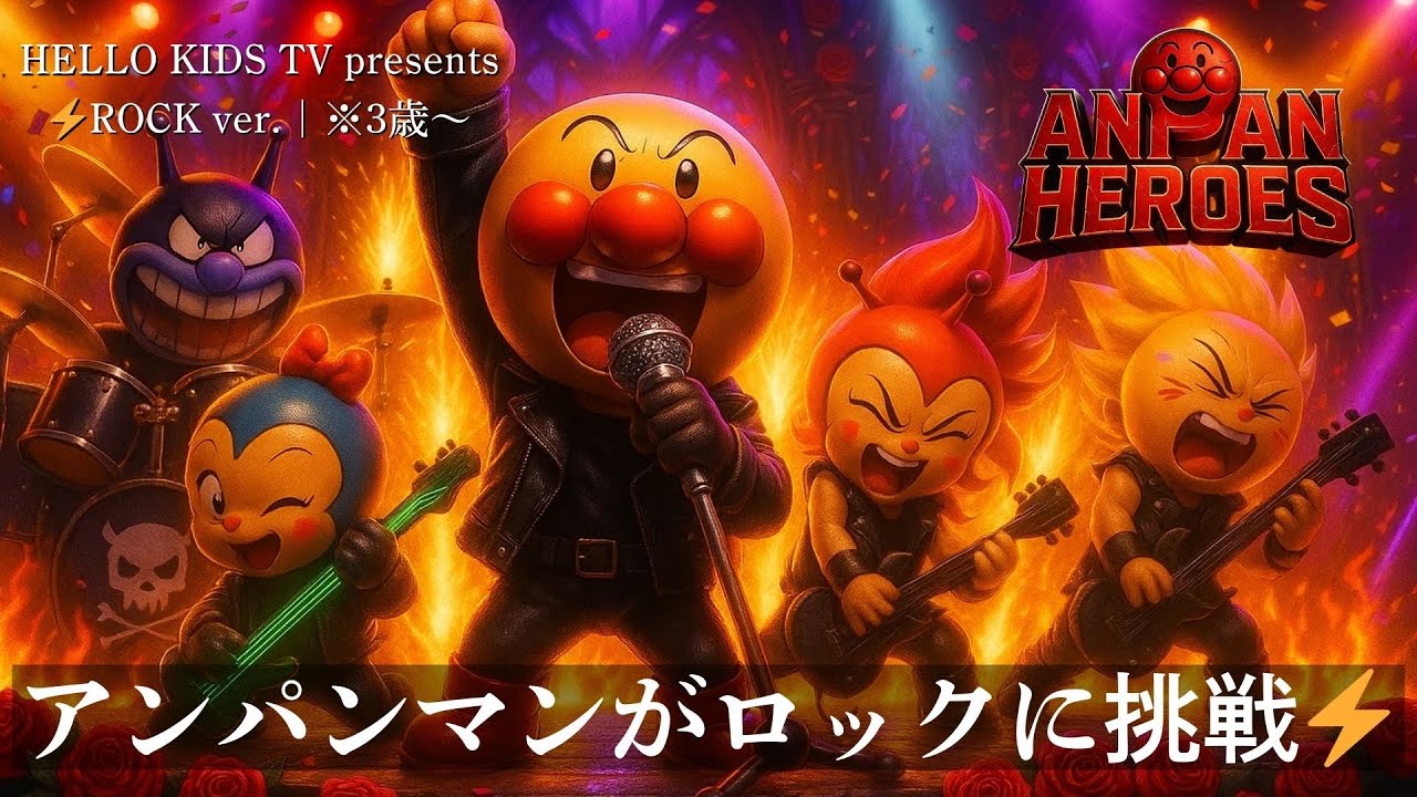 えっ❓】アンパンマンたちが本気でロックした結果…🔥｜ANPAN HEROES