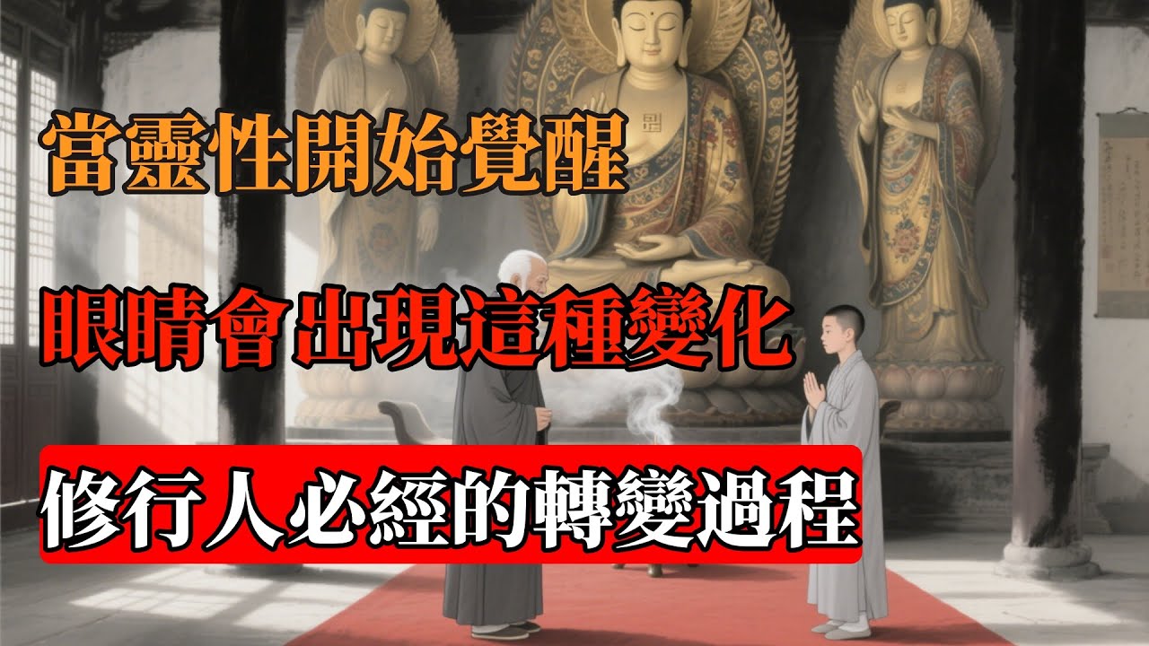 當靈性開始覺醒,眼睛會出現這種變化,是修行人必經的轉變過程 #佛教 #禪心之道 #佛家 #佛法 #佛學知識 #佛學智慧 #修心修行 #佛教文化 ...