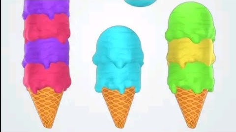 Ice Cream Sort Puzzle Game Level 1-7