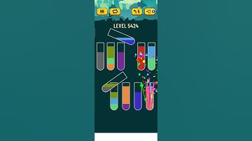 water sort puzzle - level 5424