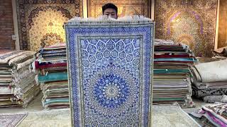 3x5 foot handmade silk rug