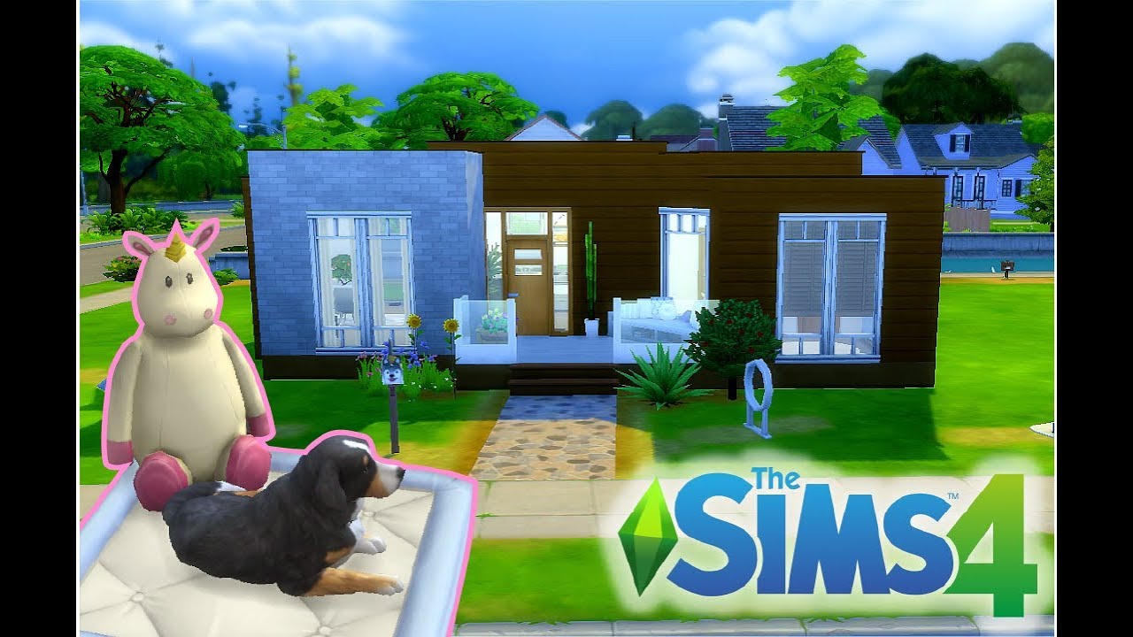 Small house for 1 person + dog The Sims 4 YouTube