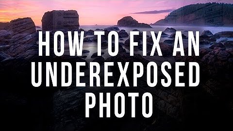 Fix an Underexposed Photo in Photoshop