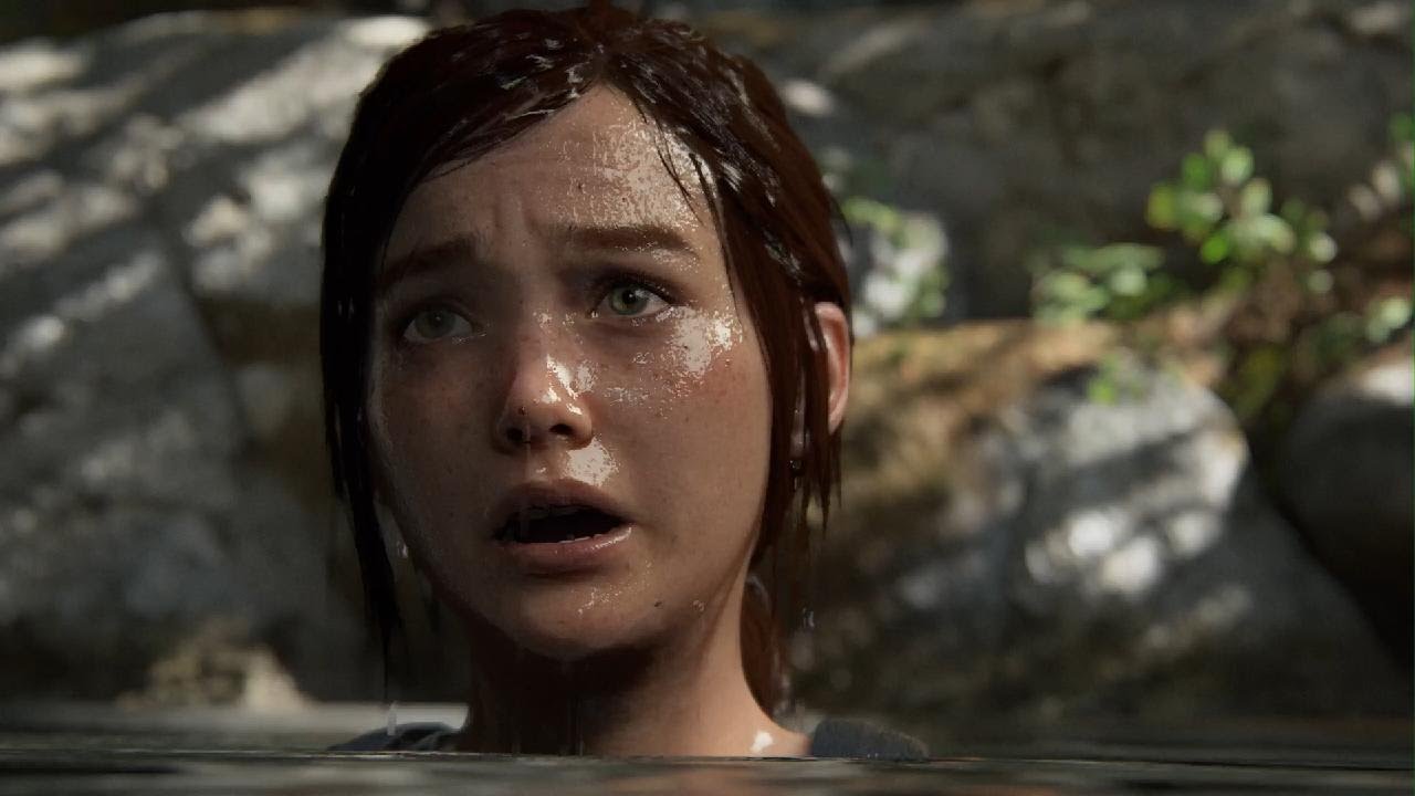 The Last of Us Part II Remastered: Funny Moment As Joel Pushes Ellie Water + Ellie Pushes Joel Water
