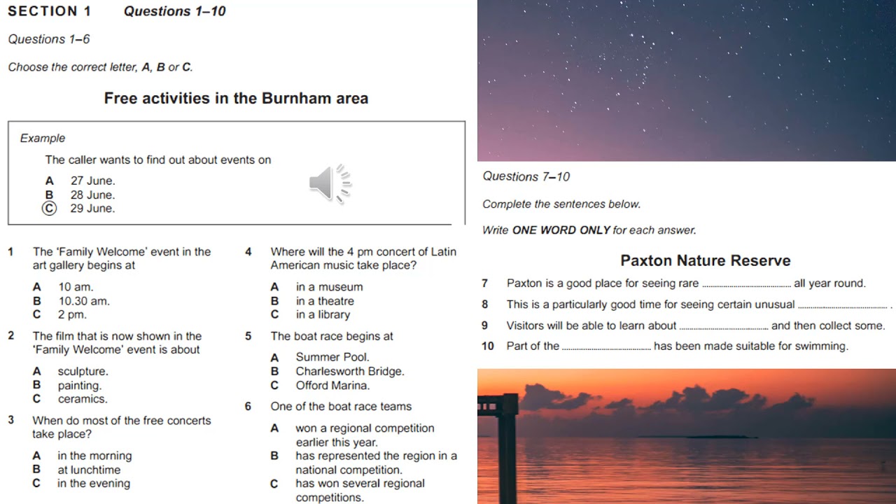 GIẢI CHI TIẾT CAMBRIDGE IELTS 11 LISTENING TEST 3 SECTION 1