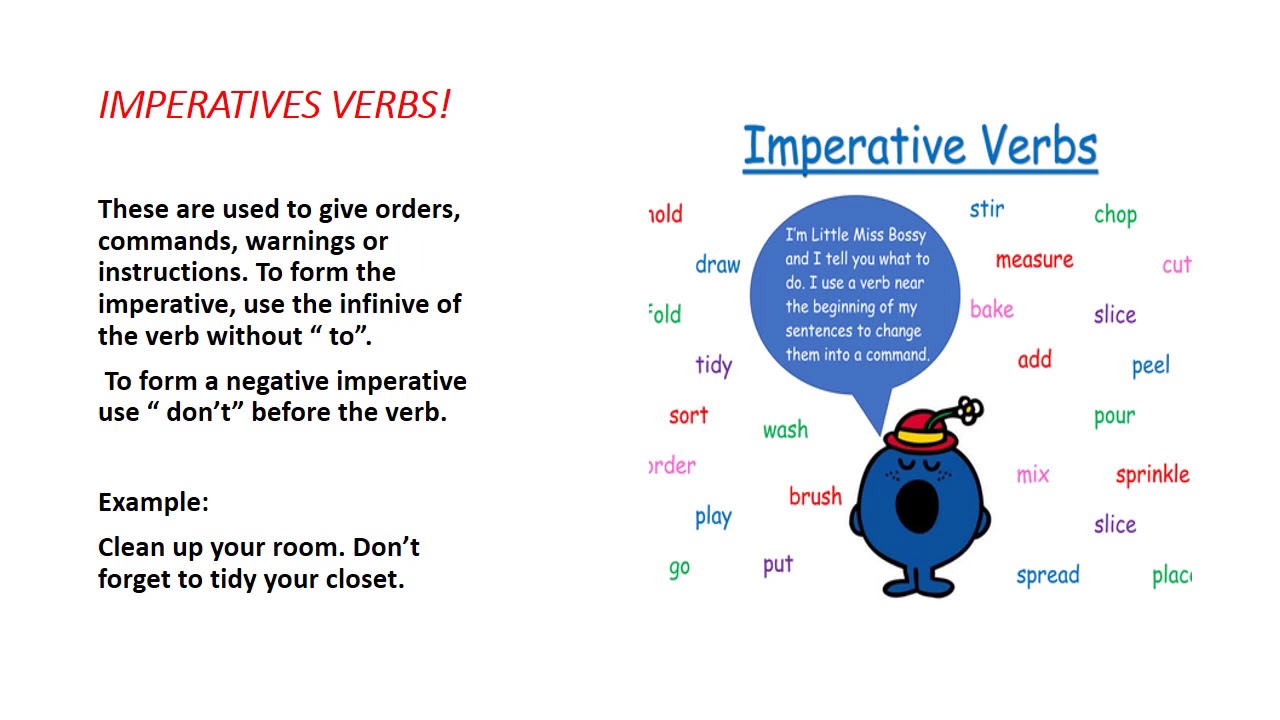 What Are Imperative Verbs