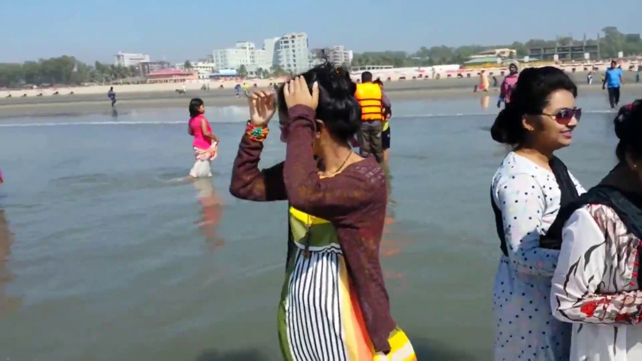 Cox S Bazar Sea Beach Fun Largest Sea Beach Bangladesh Youtube