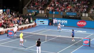 Mansour Bahrami highlights from World Tennis Challenge 2014