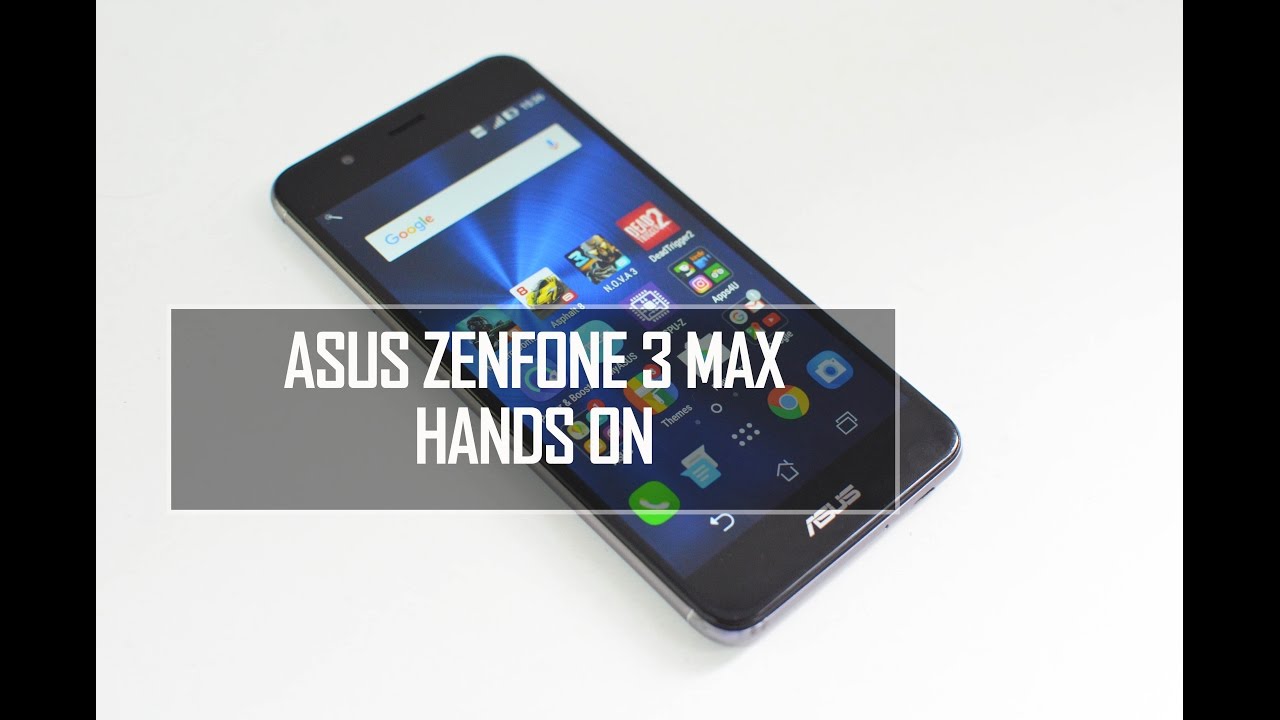 ASUS Zenfone 3 Max (ZC520TL) Hands on and First Impressions - YouTube