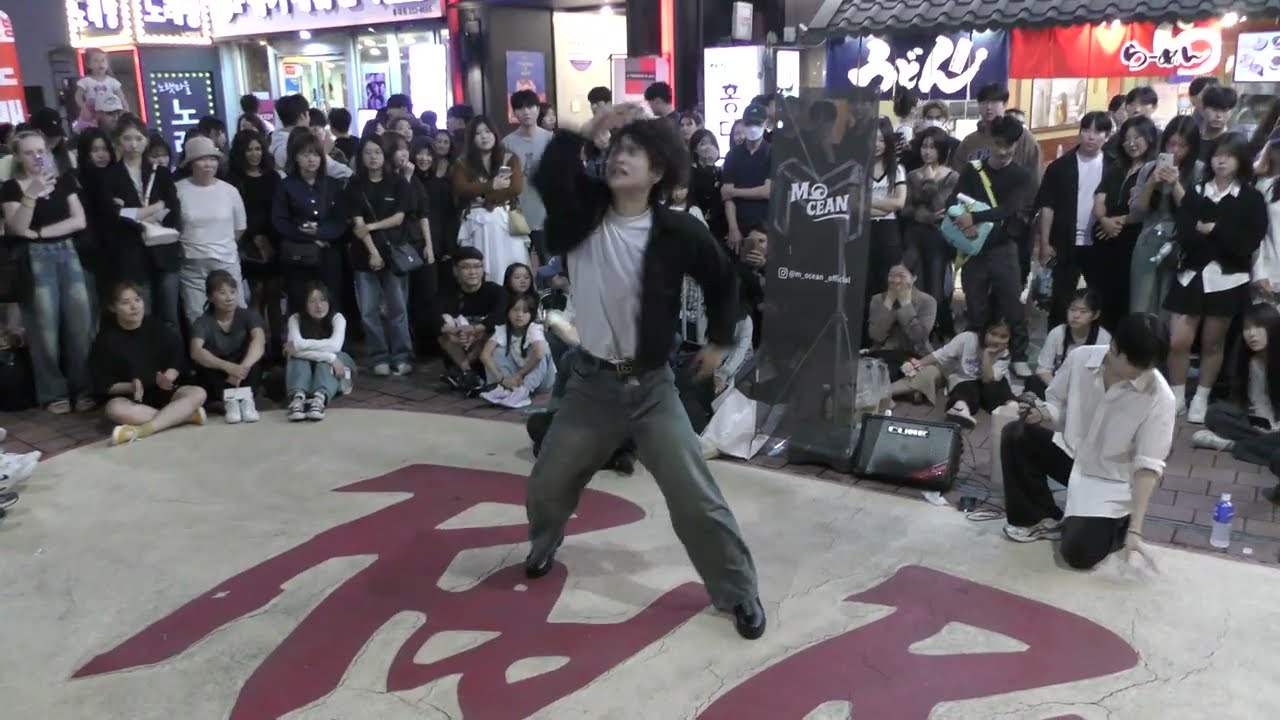 251008 Korea Kpop Dance Team mocean (모션) - Drunk-Dazed (ENHYPEN) Hongdae busking