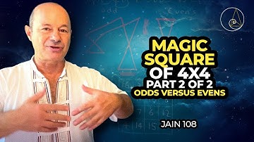 MAGIC SQUARE OF 4x4 Part 2 of 2  Odds Versus Evens