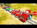 CAN SPIDERMAN vs Mack Truck Hauler Stop The Train GTA 5?