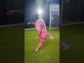 I asked Messi to take an average shot