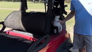 10L0L Universal Golf Cart Sand Bottle for EZGO Club Car Yamaha, MUST have for every golf cart!