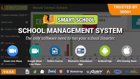 Smart School Management System  latest 2022