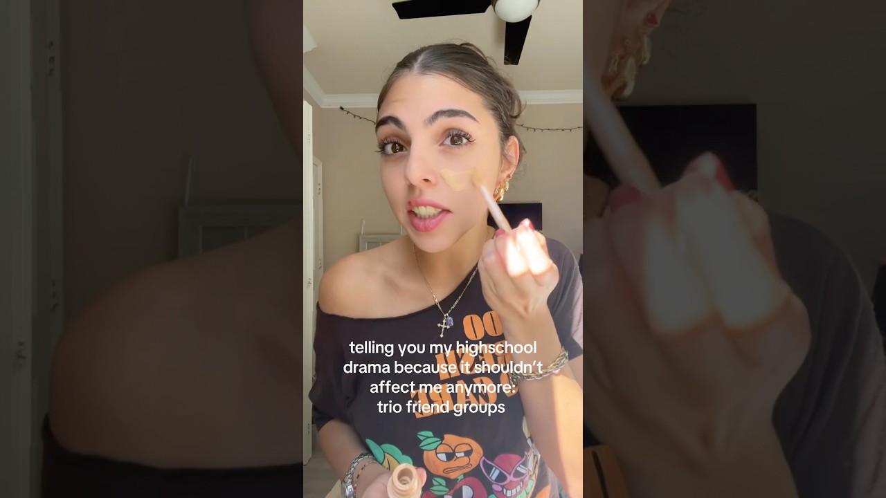 highschool drama : trio friend groups #highschool #bestfriend #friendships #friends #storytime #grwm