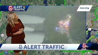 Car crashes into Charles River